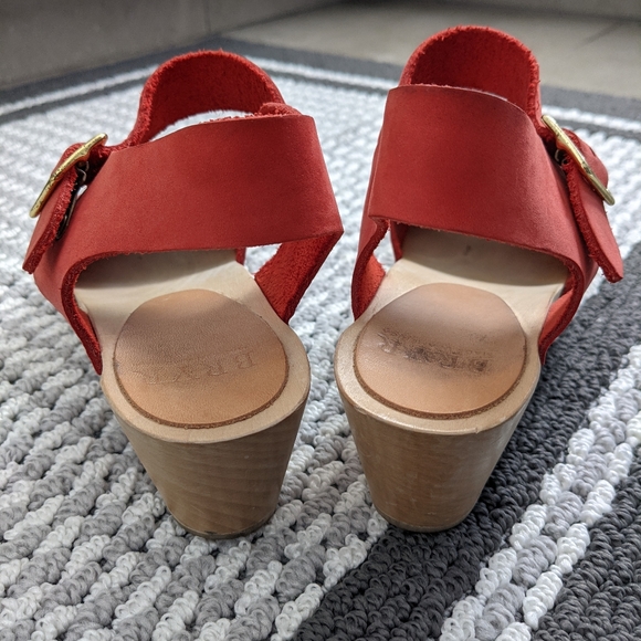 Bryr clogs tomato mid-heel - Picture 5 of 11